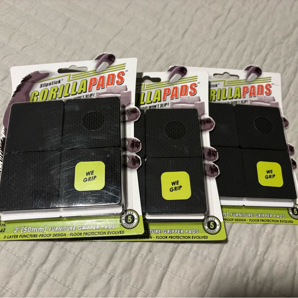 slipstick gorilla pads 8 pack 2”